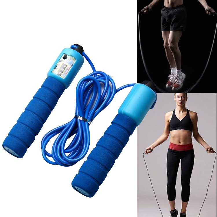 Skipping Rope With Counter Adjustable Length Counter Wear-resistant Foam Cotton Handle - Image 3