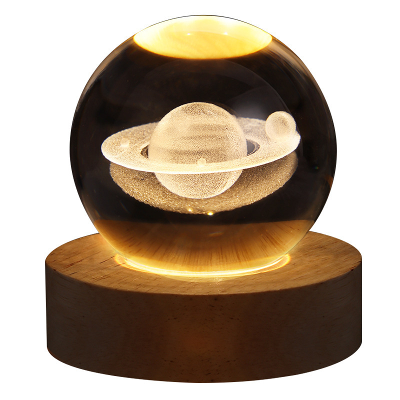 Luminous Sky Planets And Moon Crystal Ball Ambience Light - Image 8