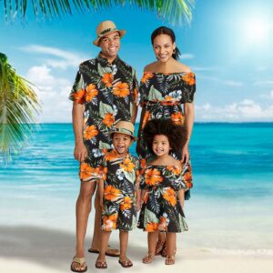 Family Of 4 Vacation Travel Family Hawaii Parent-child Suit