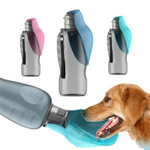 800ml Dogs Water Bottle High Capacity Foldable Drinking Bowl