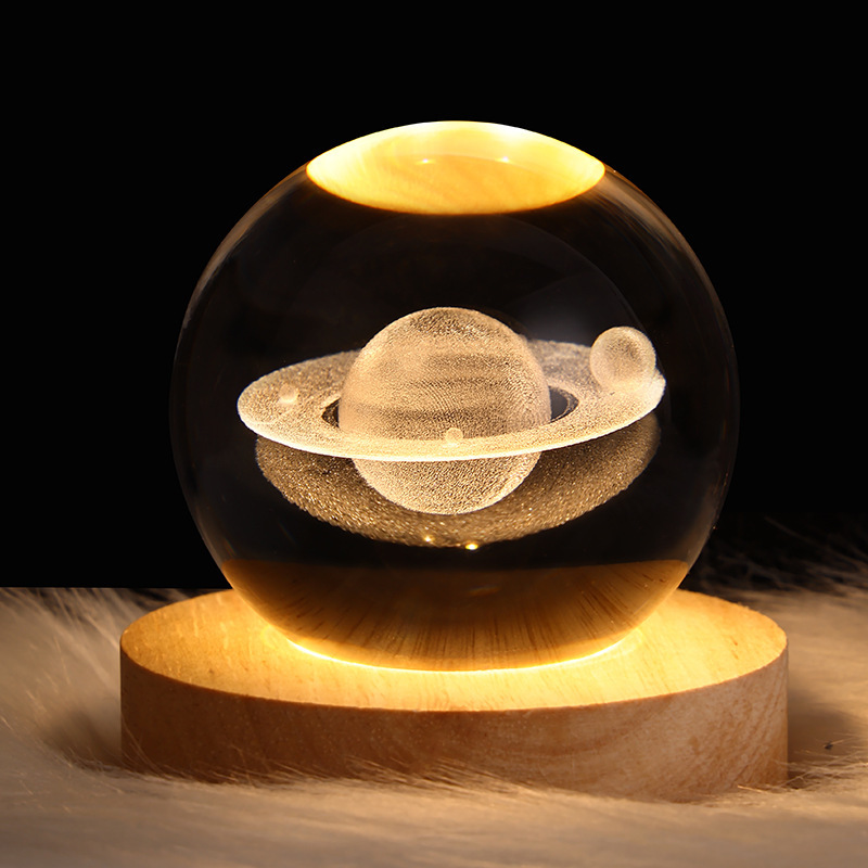 Luminous Sky Planets And Moon Crystal Ball Ambience Light - Image 10