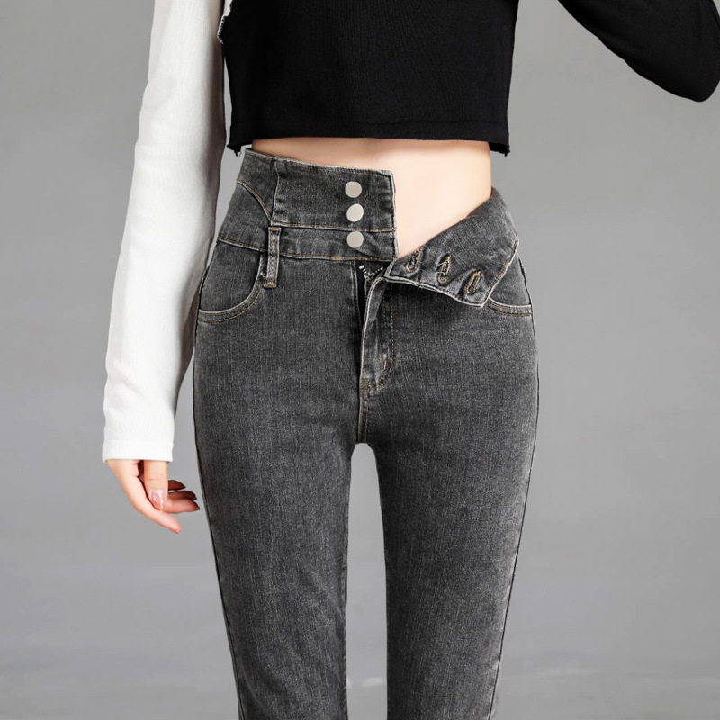 Ultra-high-waisted Abdomen Jeans New Slim And Tight-fitting - Image 8