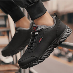 Winter Warm Sports Shoes With Plush