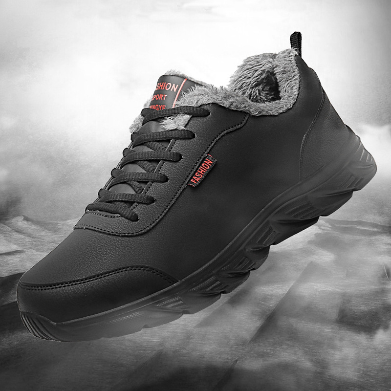 Winter Warm Sports Shoes With Plush - Image 7