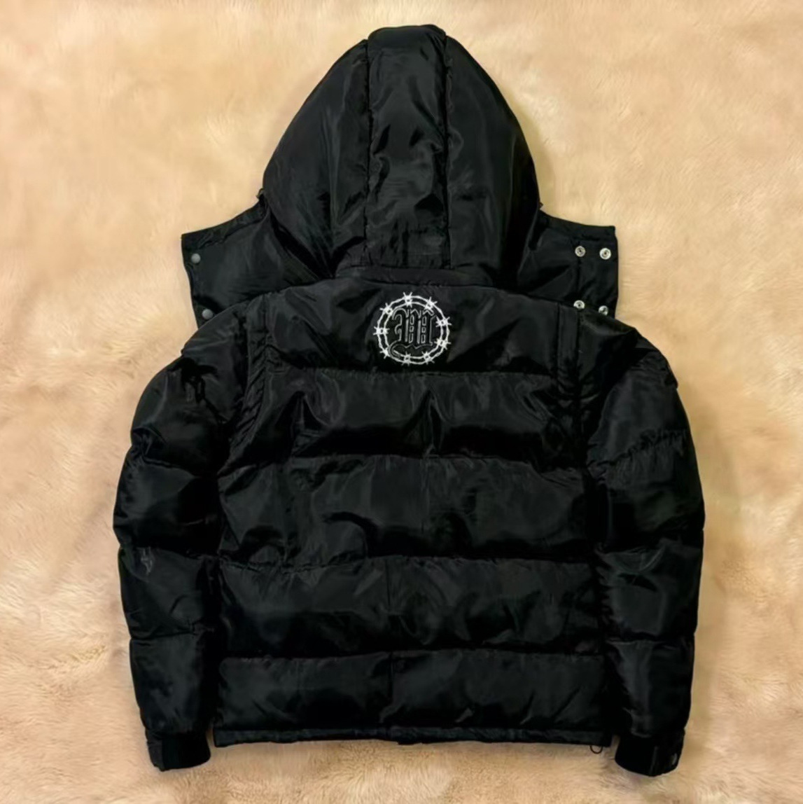 Winter Hooded Cotton-padded Cardigan Jacket - Image 7