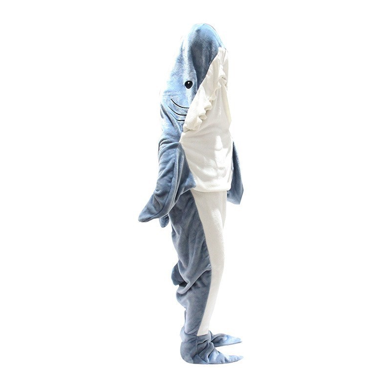 Shark Blanket Super Soft Hooded Sleeping Onesie - Image 5