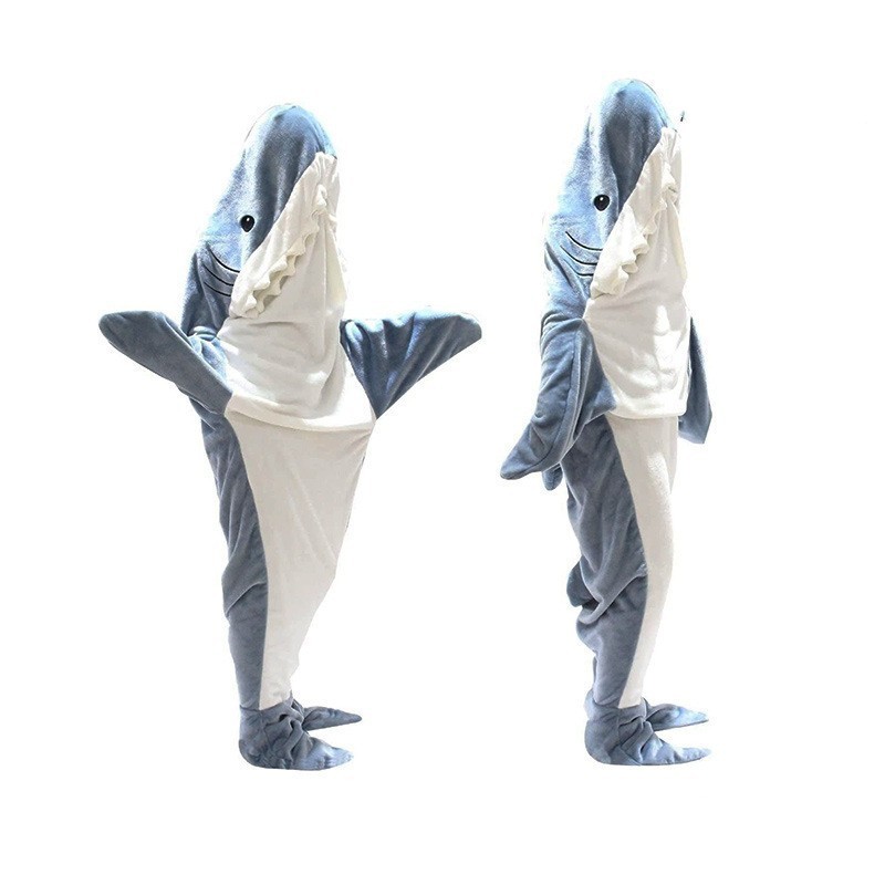 Shark Blanket Super Soft Hooded Sleeping Onesie