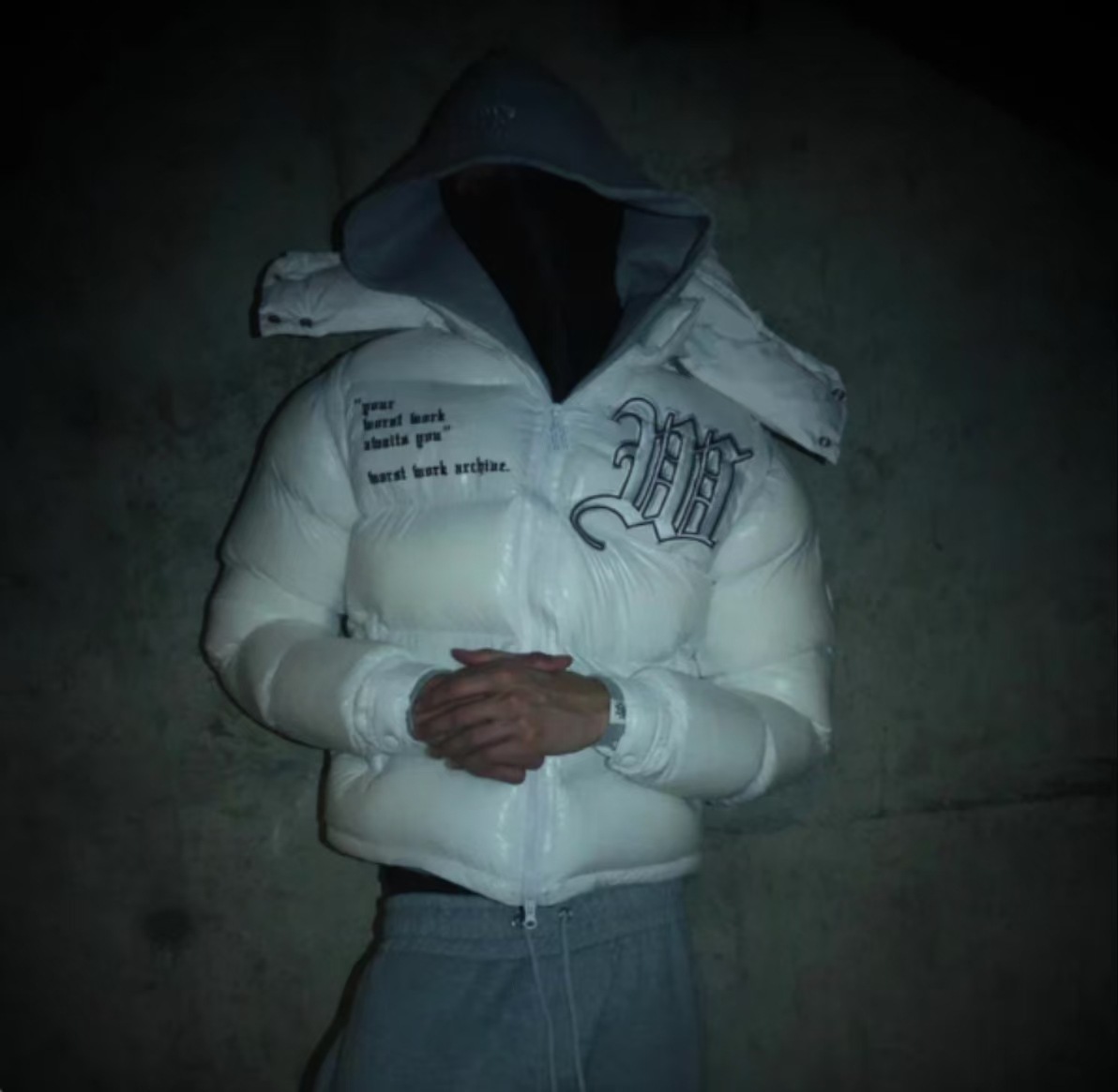 Winter Hooded Cotton-padded Cardigan Jacket - Image 6
