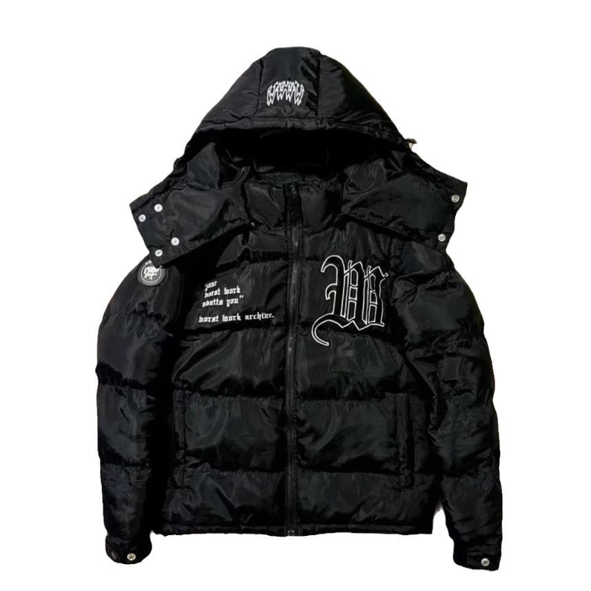 Winter Hooded Cotton-padded Cardigan Jacket - Image 8