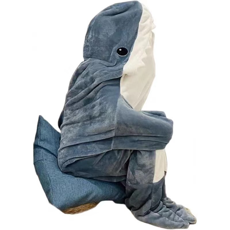 Shark Blanket Super Soft Hooded Sleeping Onesie - Image 4